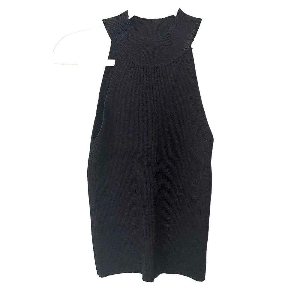 ZARA Rib‎ Knit Sleeveless Sweater Tank Sz S